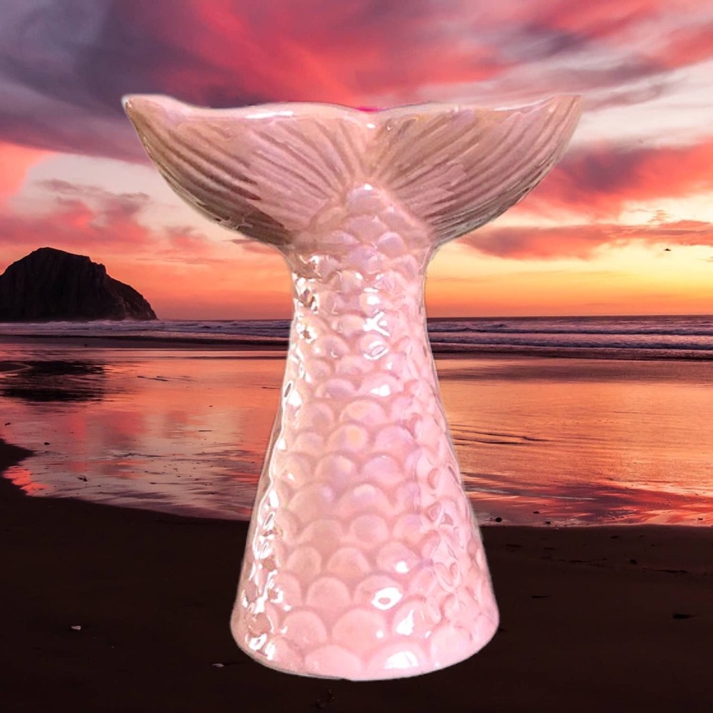 CERAMIC MERMAID TAIL NWT PINK - Picture 5 of 8